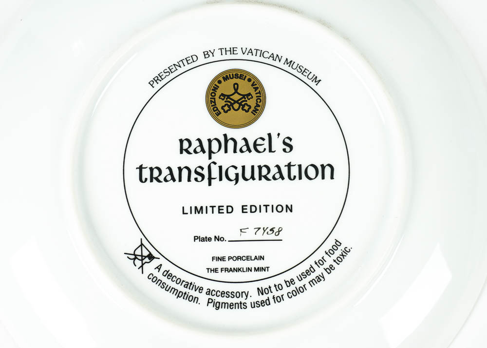 Franklin Mint Limited Edition Vatican Museum Collectible Plates