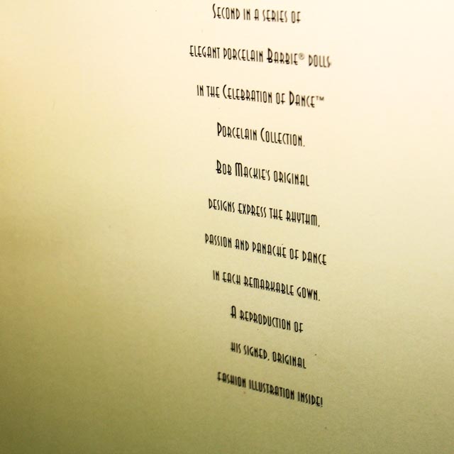 Limited Edition Bob Mackie Barbie The Charleston