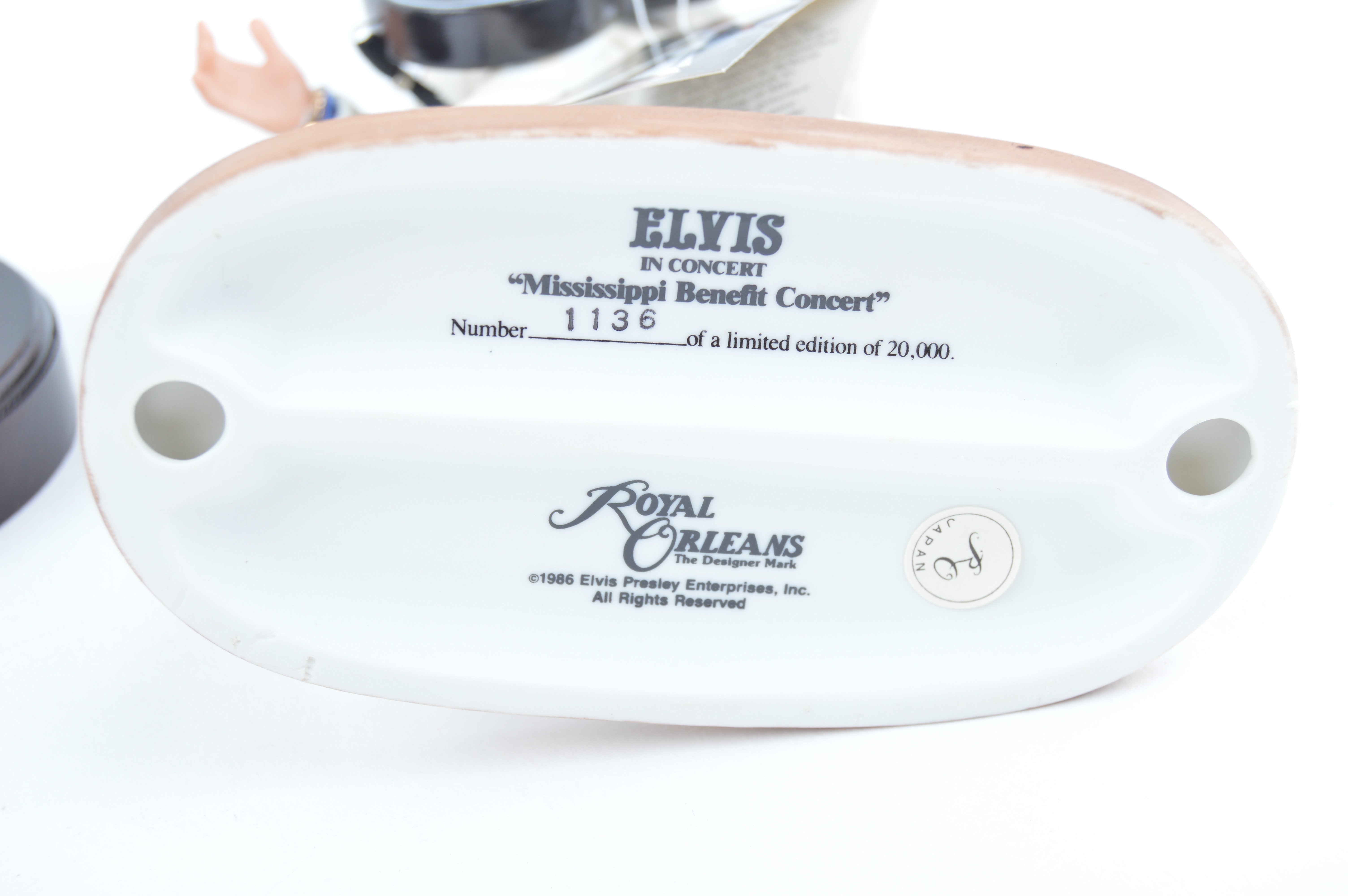 Mid-80s L/E Elvis Presley Figurines and L/E Liberace Figurine