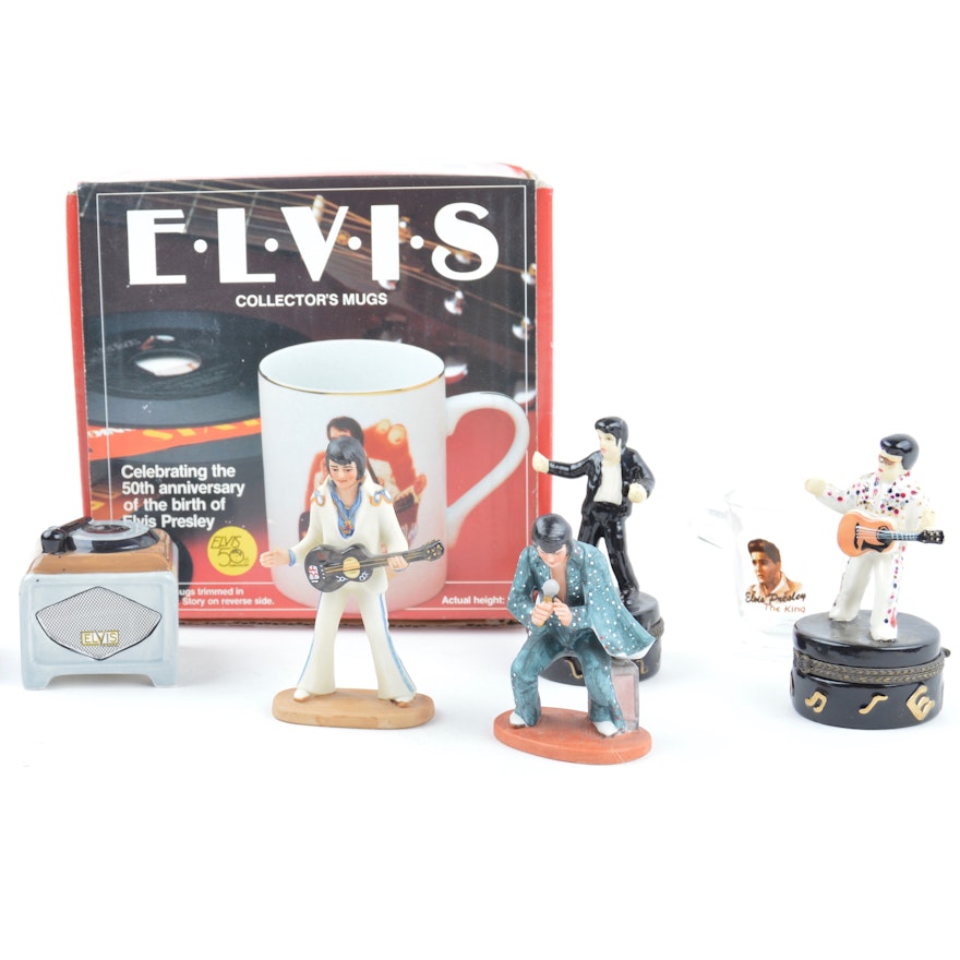 Elvis Collector Mugs and Collectible Decor