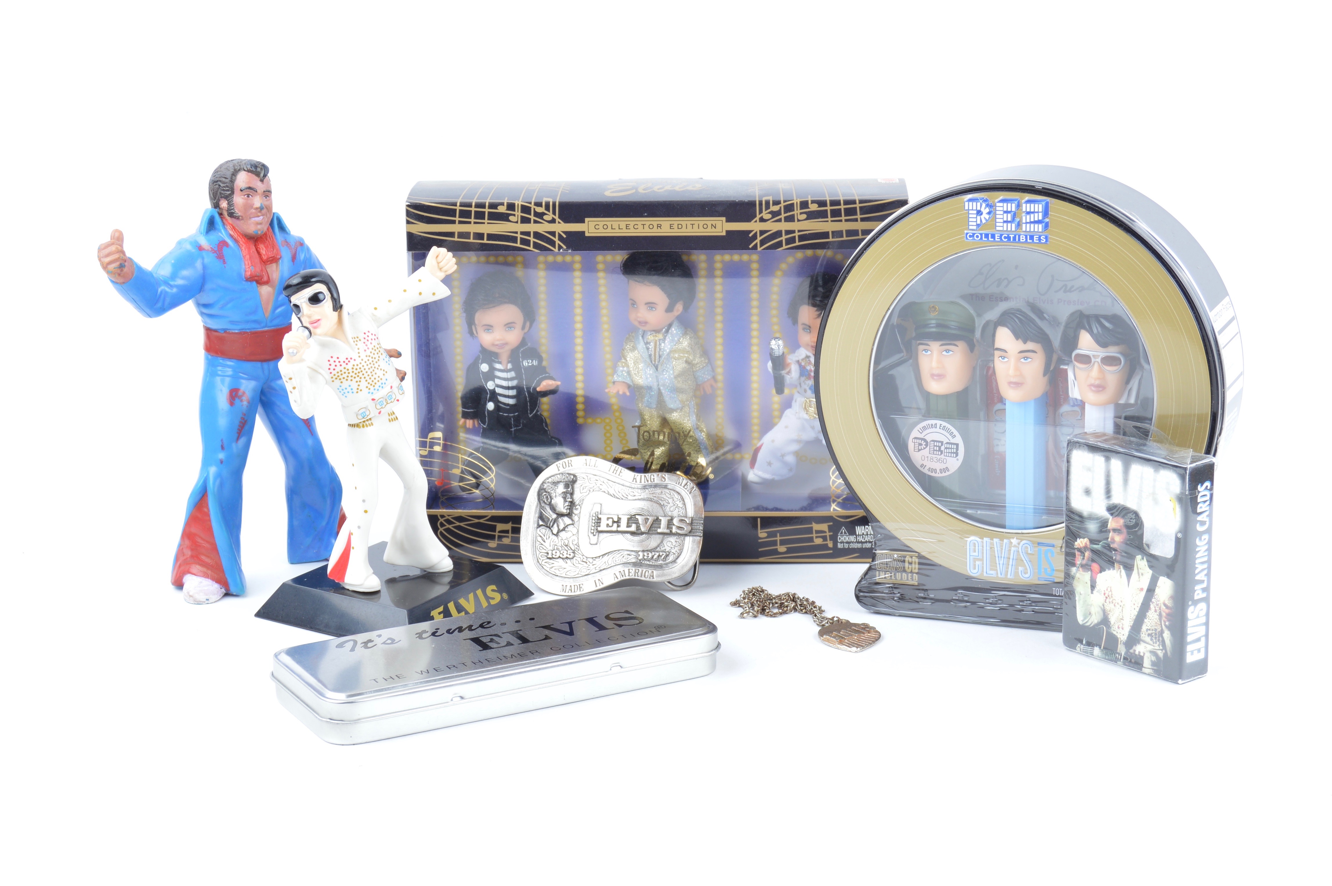 Vintage Elvis Presley Collectible Memorabilia including Pez