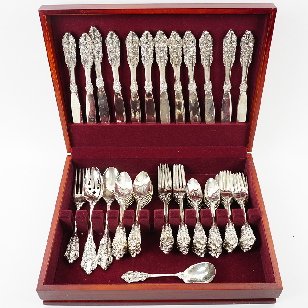 Godinger Baroque Silver Plate Flatware