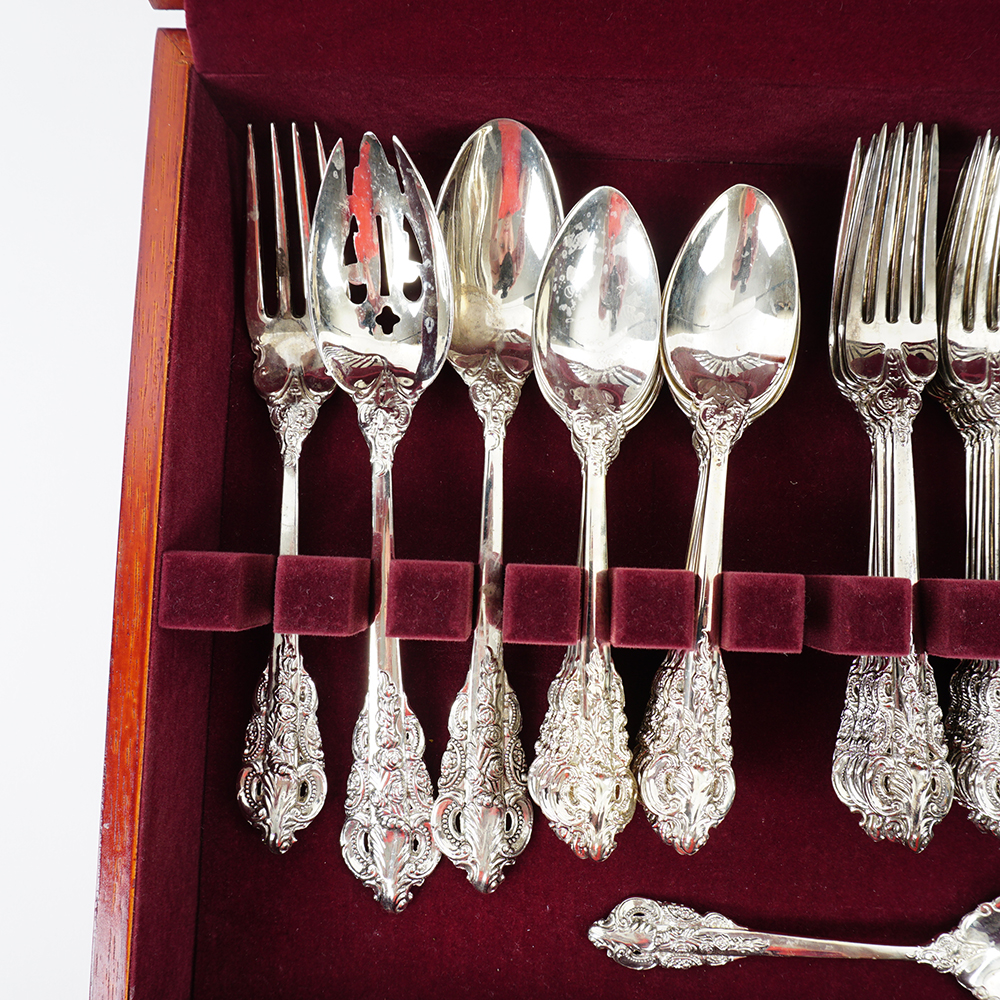 Godinger Baroque Silver Plate Flatware