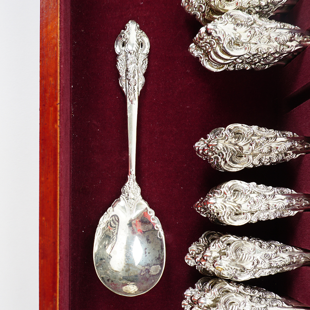 Godinger Baroque Silver Plate Flatware