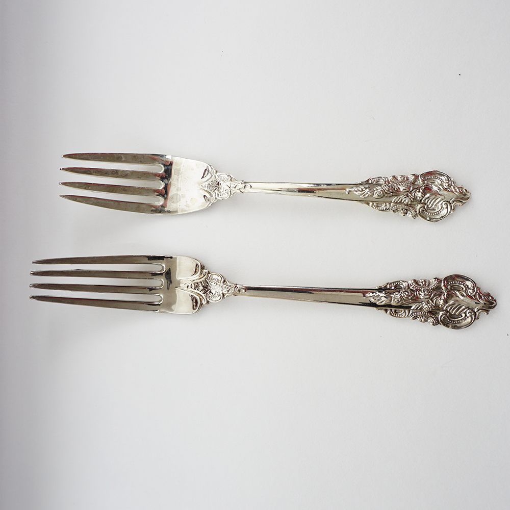Godinger Baroque Silver Plate Flatware