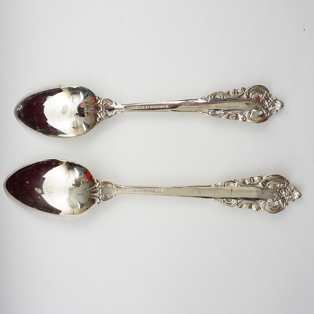 Godinger Baroque Silver Plate Flatware