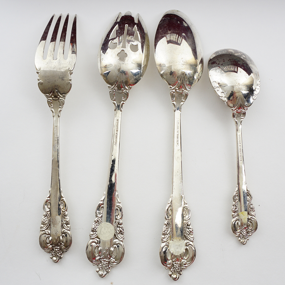 Godinger Baroque Silver Plate Flatware