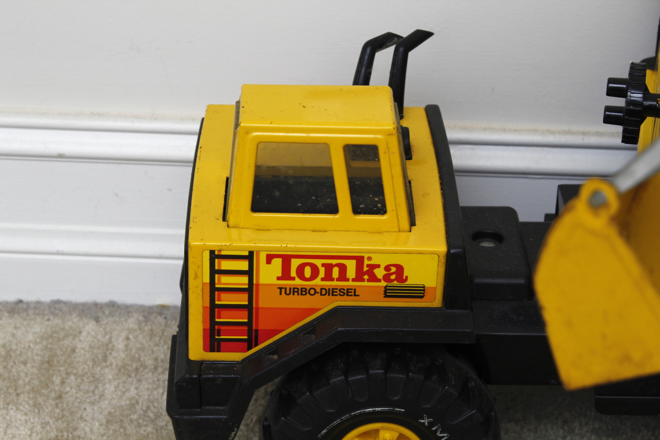 Vintage Tonka Crane and Turbo Diesel