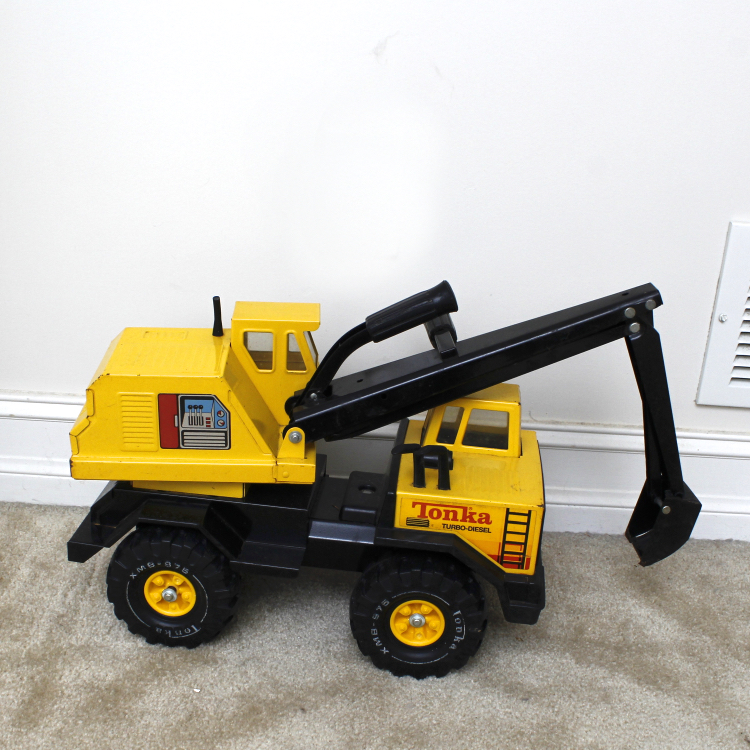 Vintage Tonka Crane and Turbo Diesel