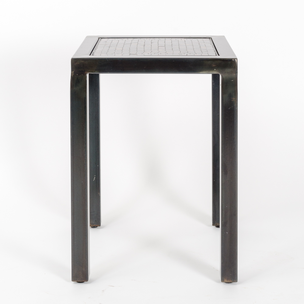 Nesting Side Tables with Ceramic Tops