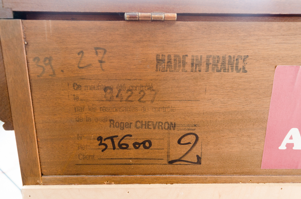 Wooden Cabinet with Hinged Top Moulding