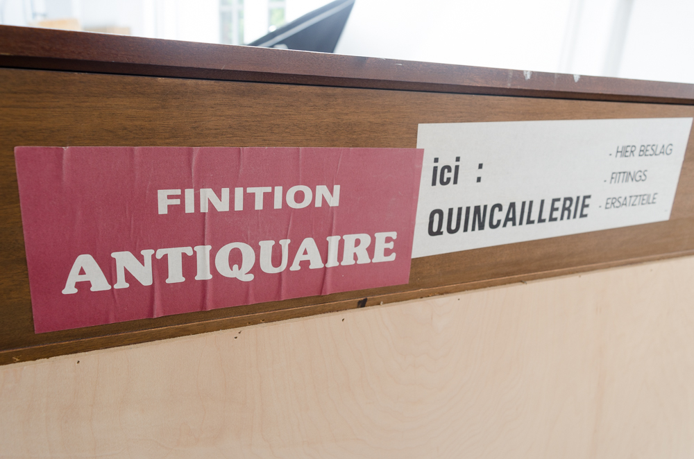 Wooden Cabinet with Hinged Top Moulding