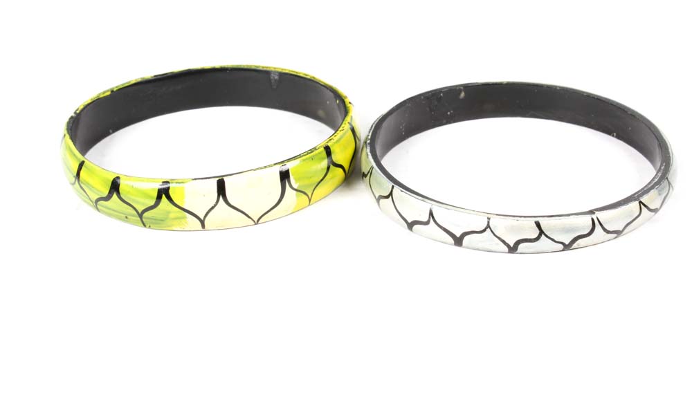 Collection of Tanzanian Maasi Bangle Bracelets