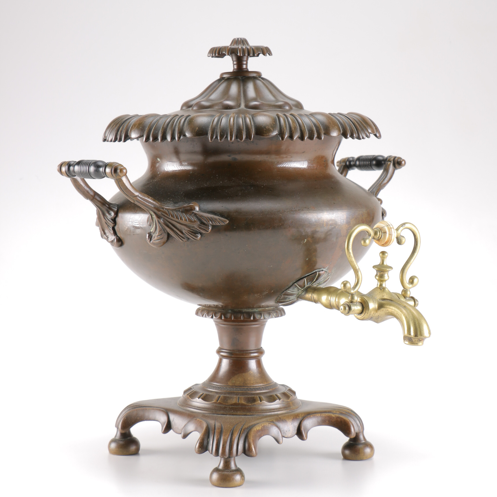 Victorian Copper and Brass Samovar