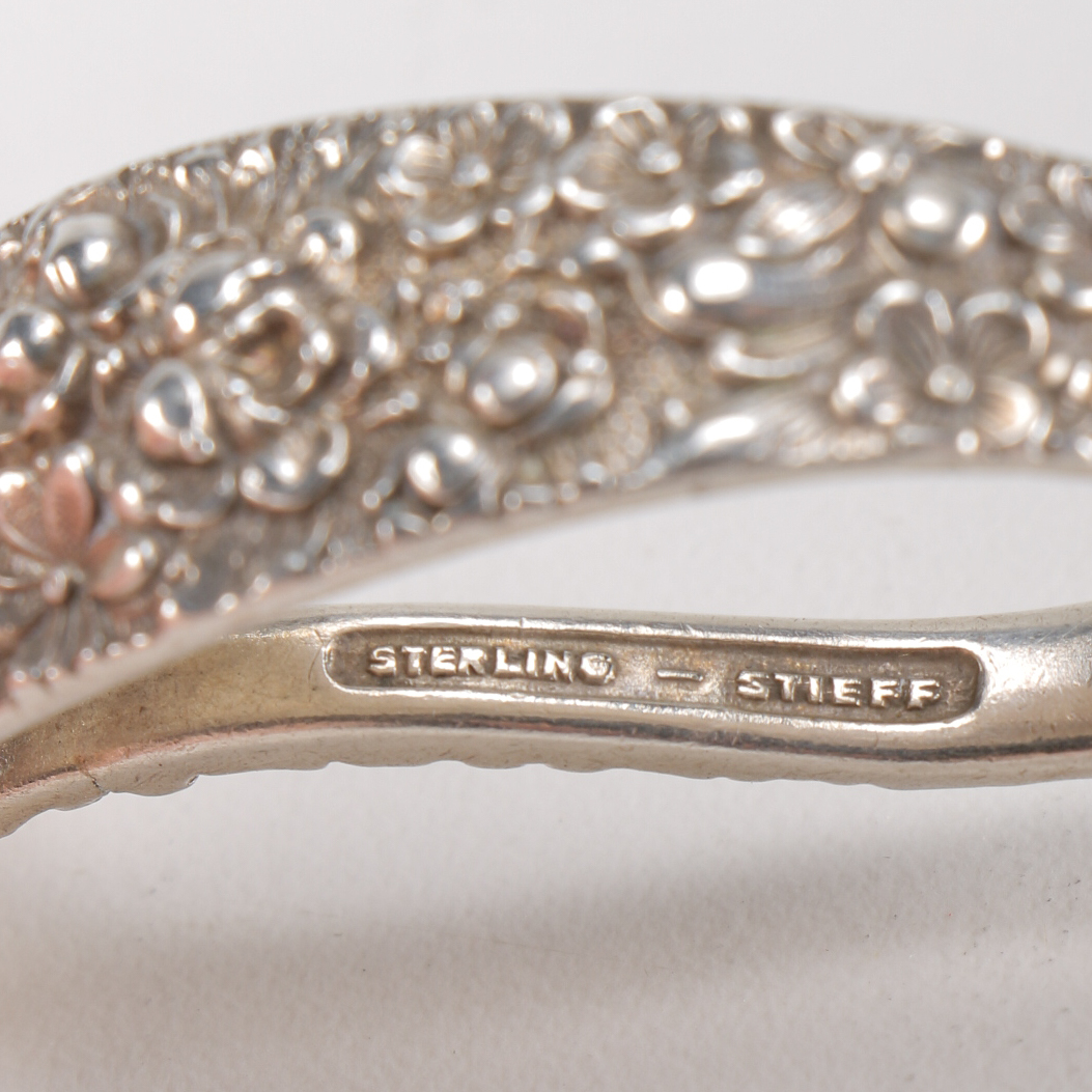 Stieff Sterling "Rose" Baby Spoon