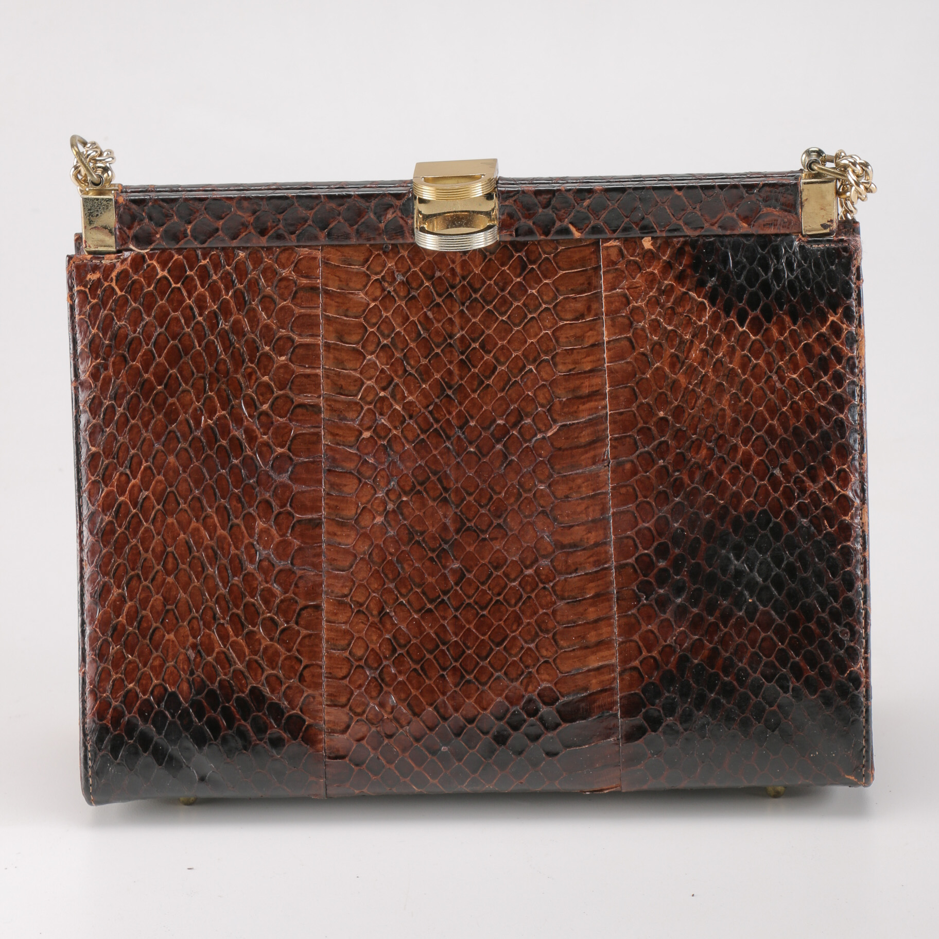 Two Alligator Purses and a Snakeskin Purse