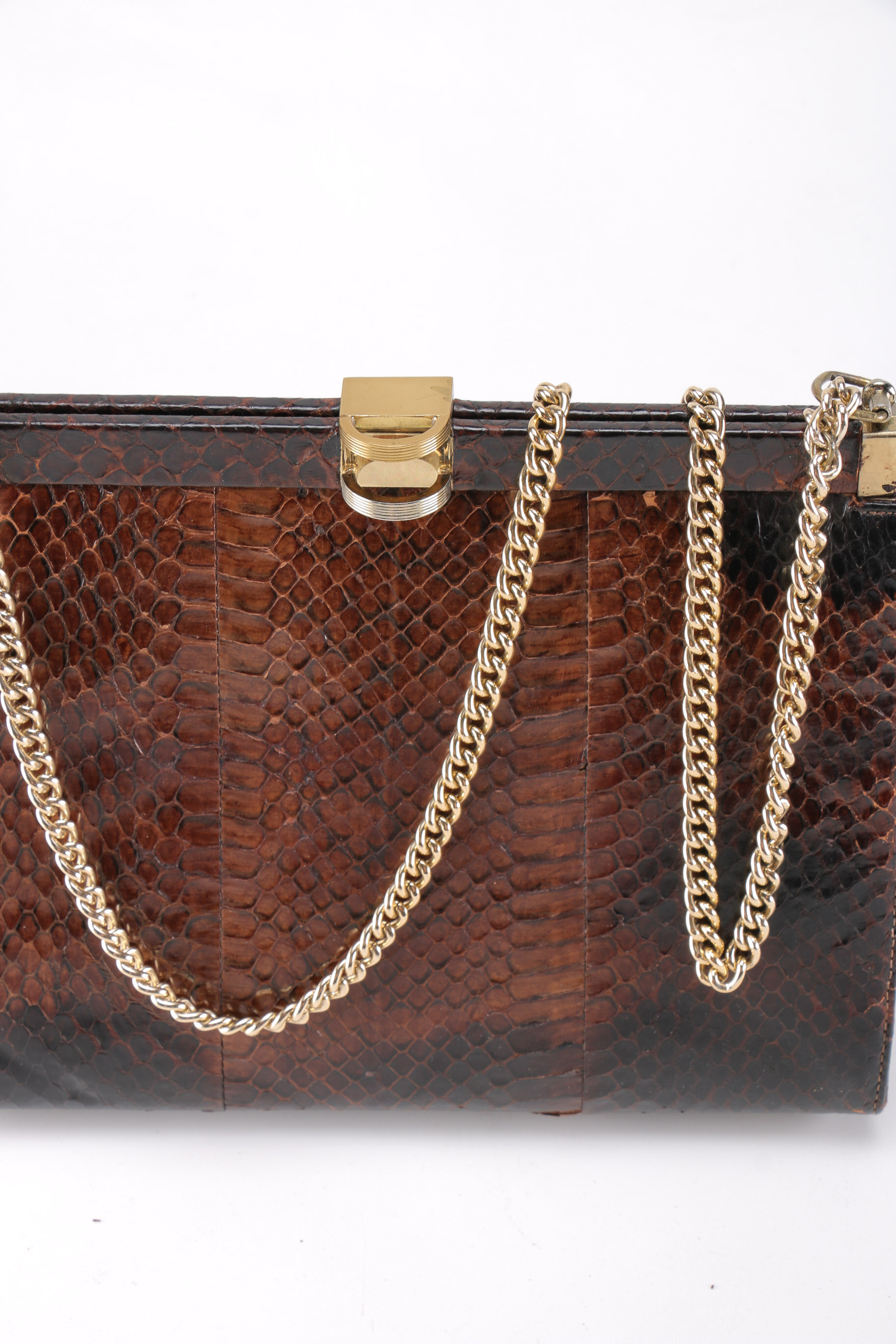 Two Alligator Purses and a Snakeskin Purse