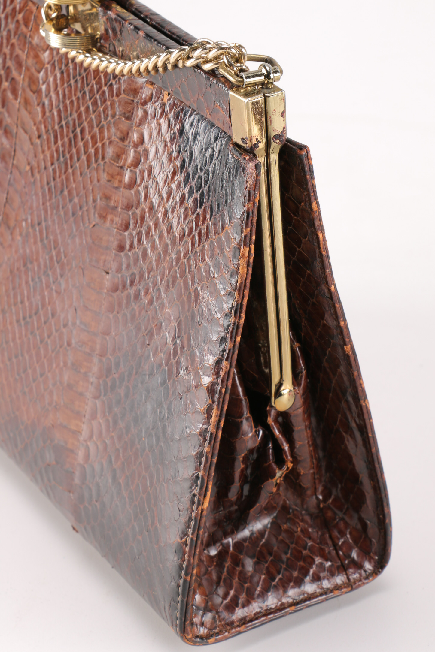 Two Alligator Purses and a Snakeskin Purse