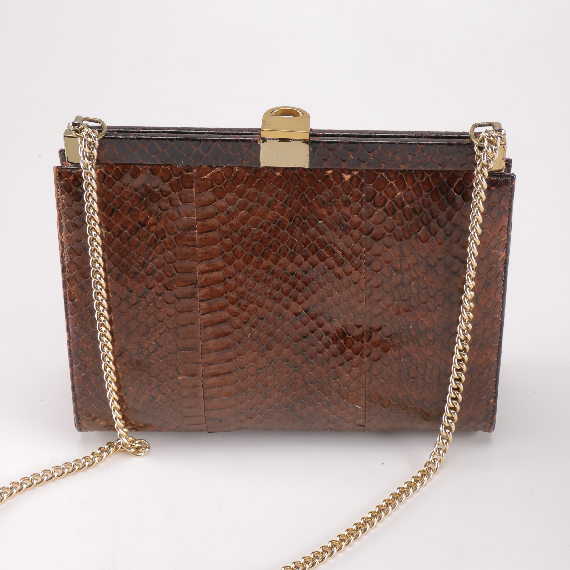 Two Alligator Purses and a Snakeskin Purse