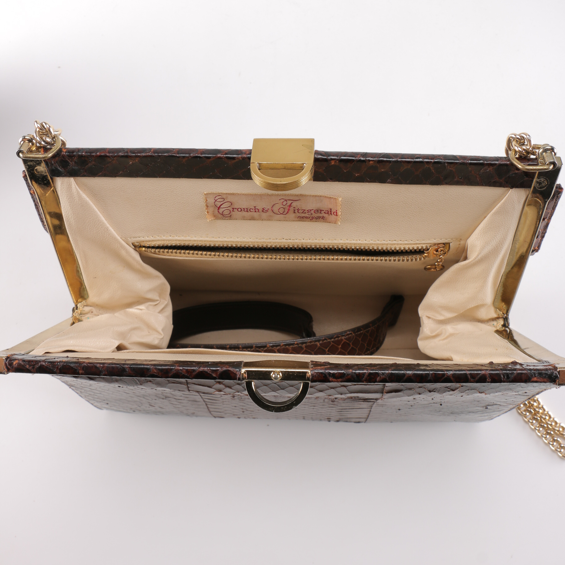 Two Alligator Purses and a Snakeskin Purse