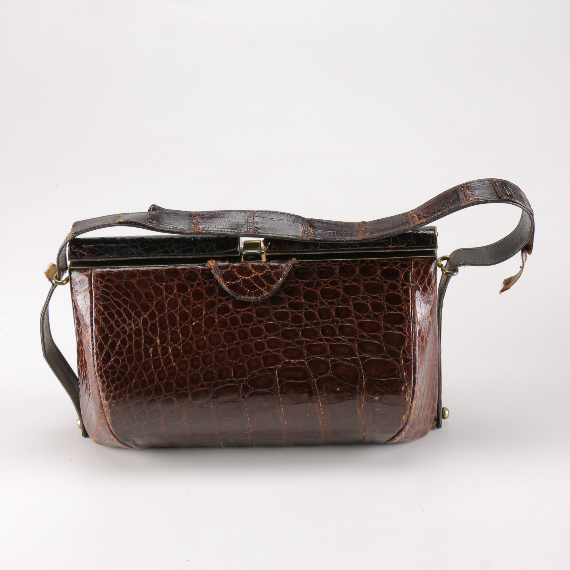 Two Alligator Purses and a Snakeskin Purse