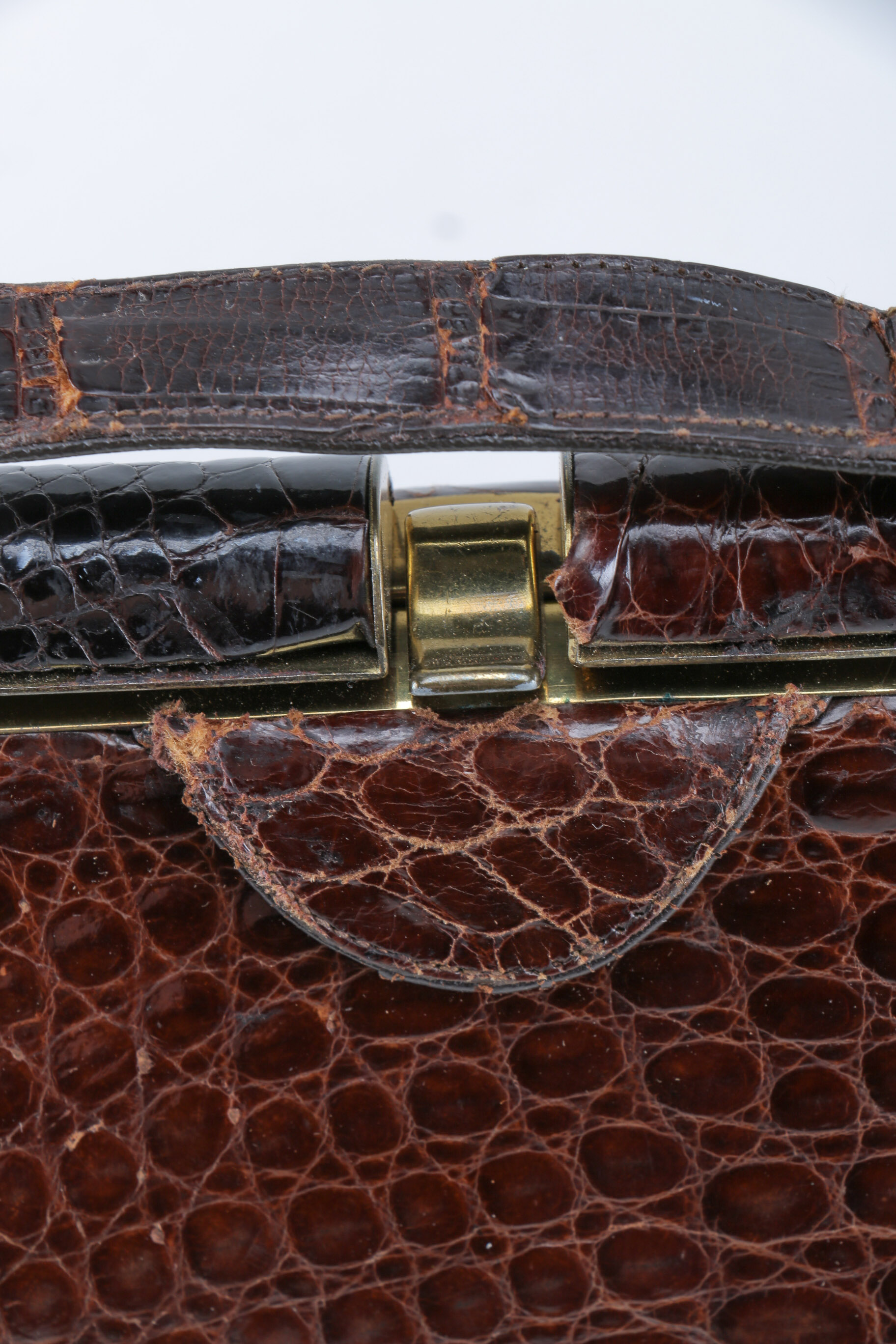 Two Alligator Purses and a Snakeskin Purse