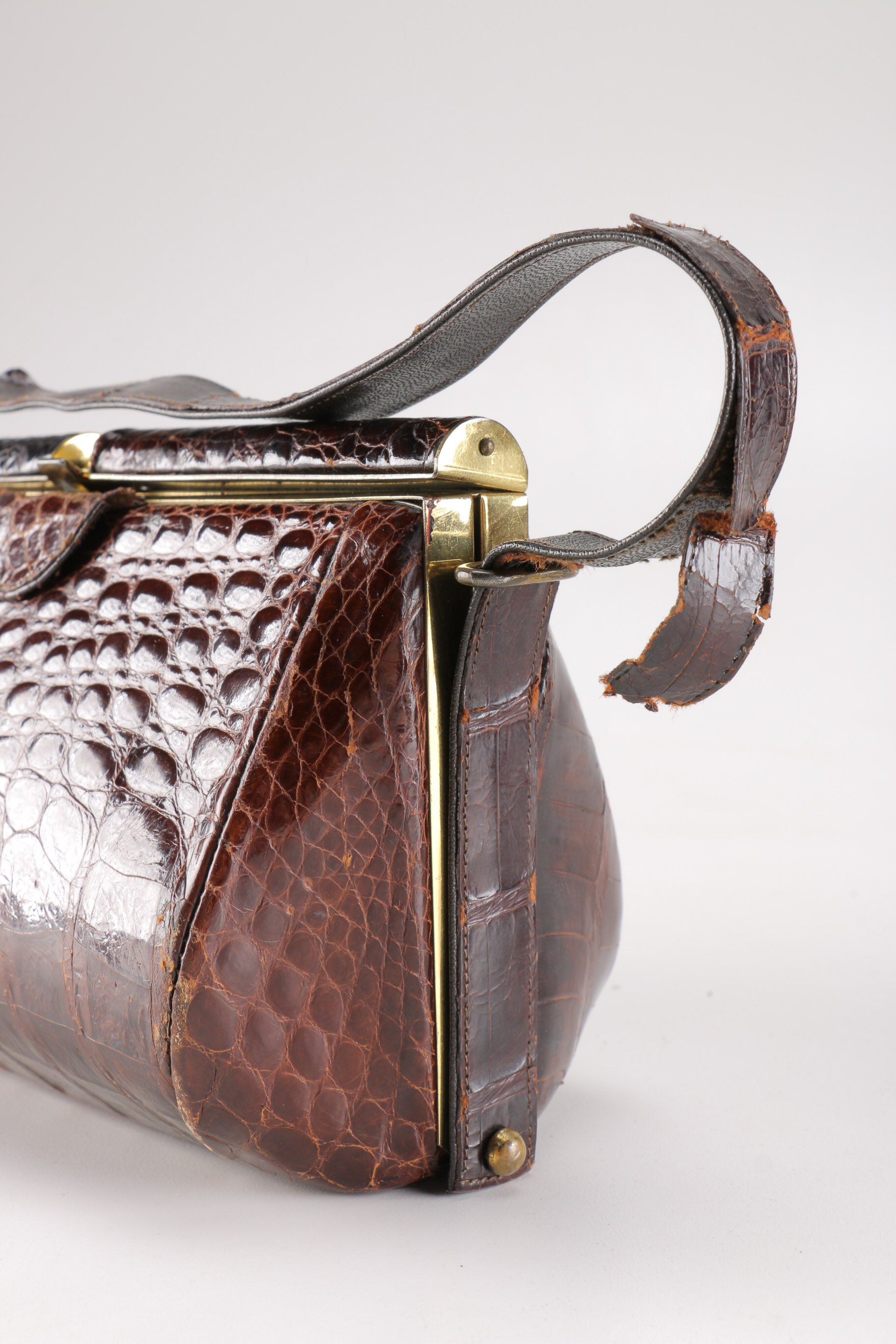 Two Alligator Purses and a Snakeskin Purse