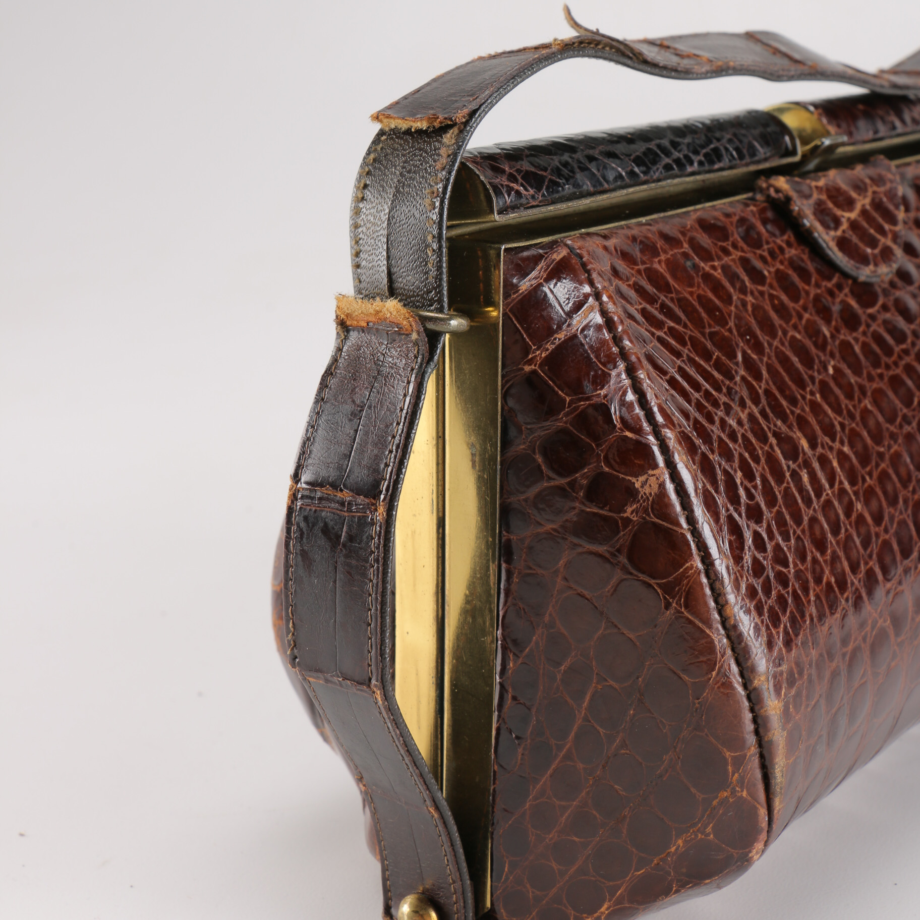 Two Alligator Purses and a Snakeskin Purse