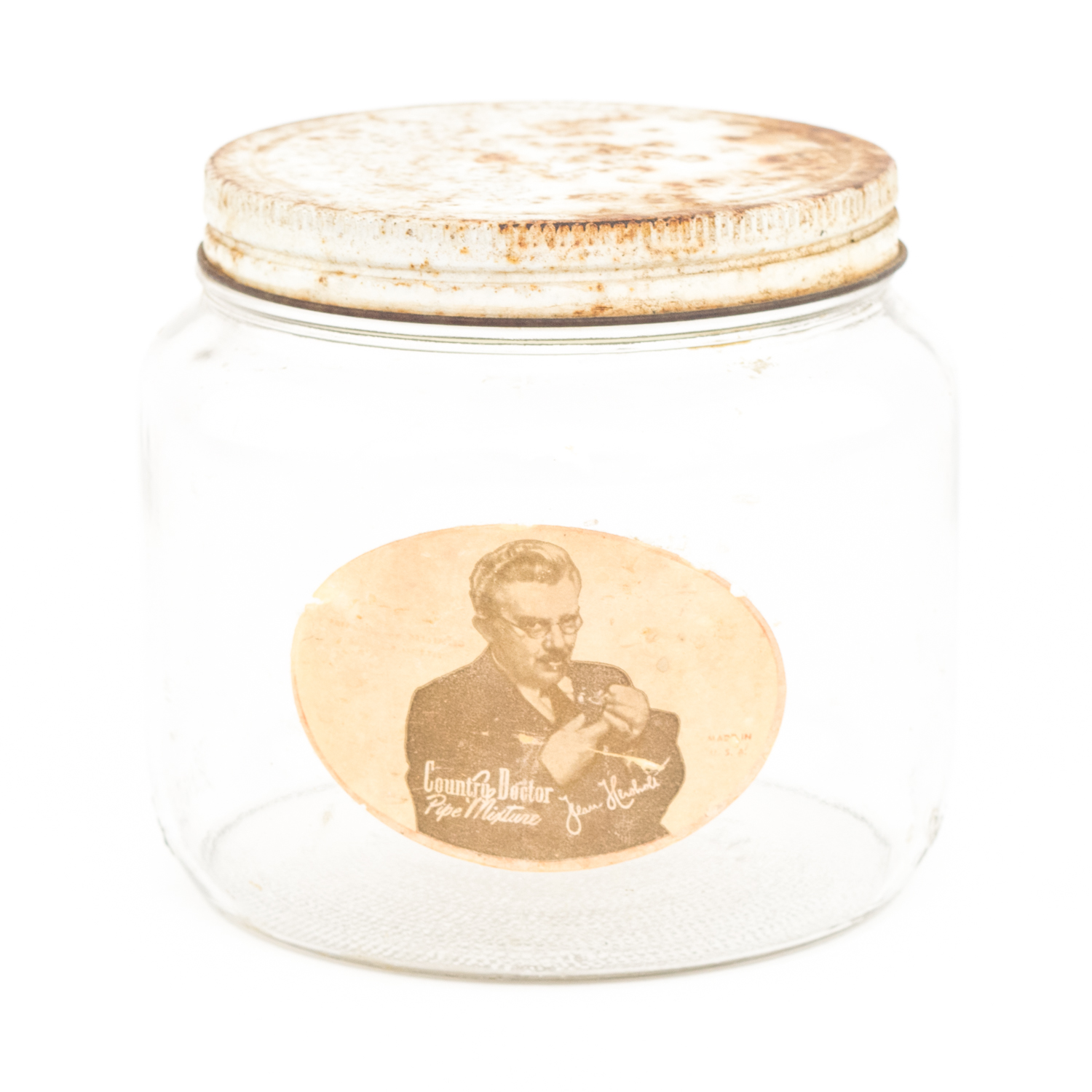 Four Vintage Glass Jars and Tins Featuring the Dionne Quintuplets and the Film "The Country Doctor"
