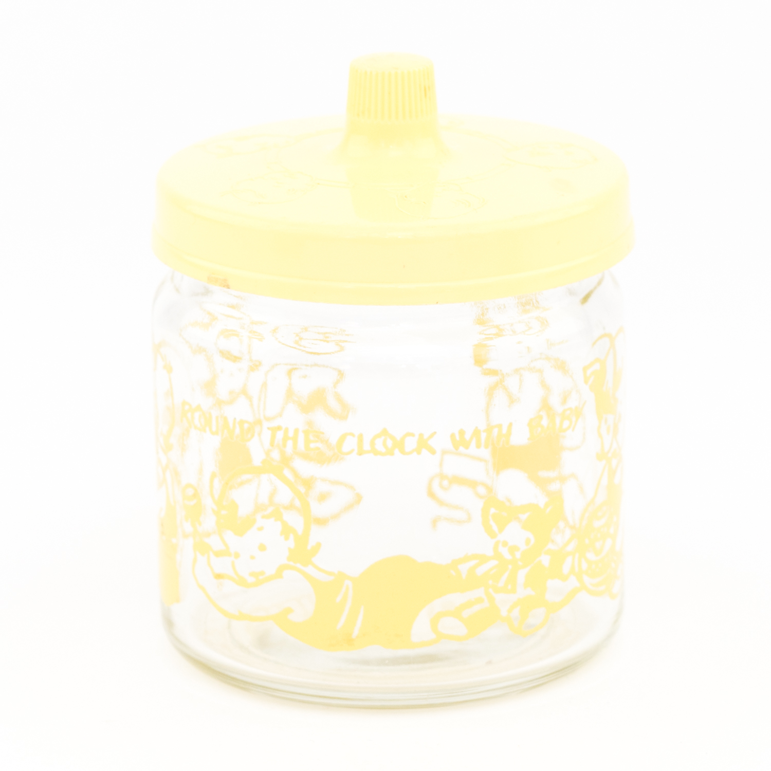 Four Vintage Glass Jars and Tins Featuring the Dionne Quintuplets and the Film "The Country Doctor"