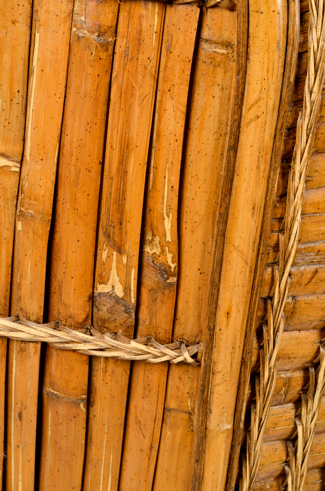Vintage Bamboo Fan Back Chair