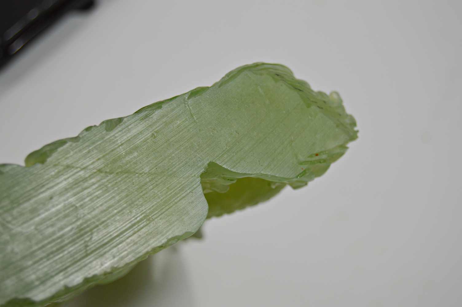 Chinese Carved Nephrite Jade Tone Dragon Figurine