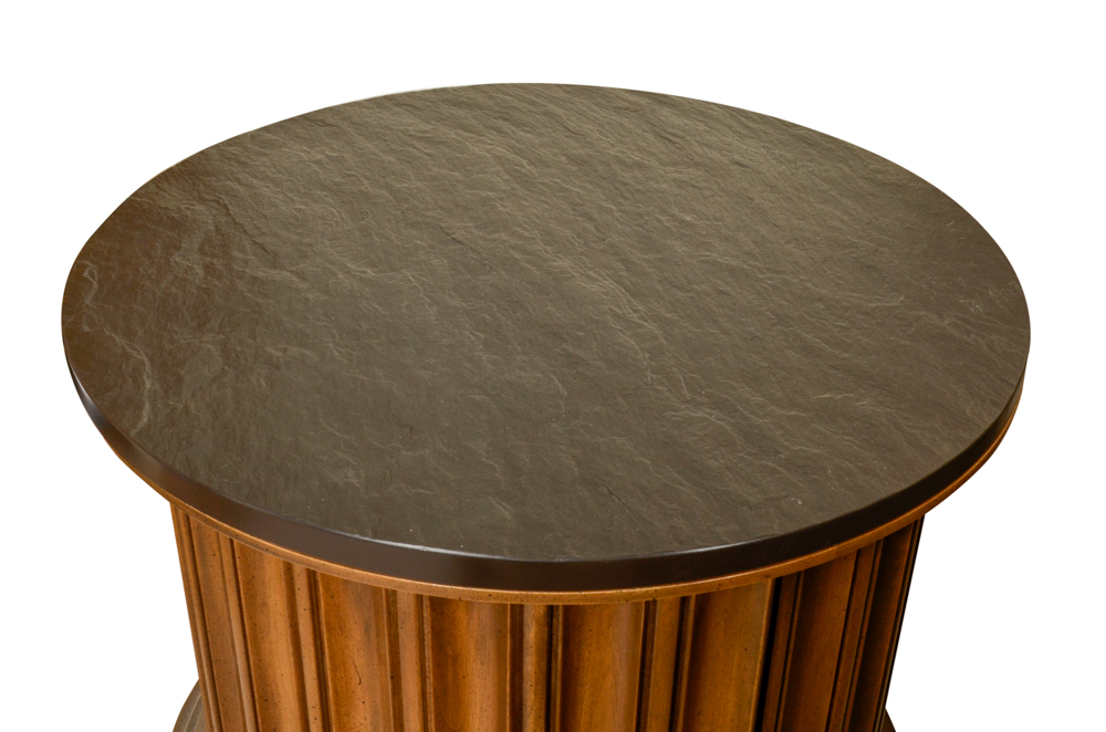 Round End Table Cabinet