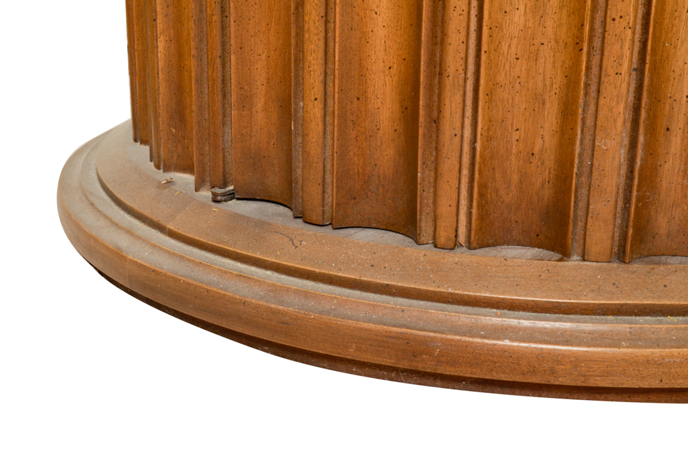 Round End Table Cabinet