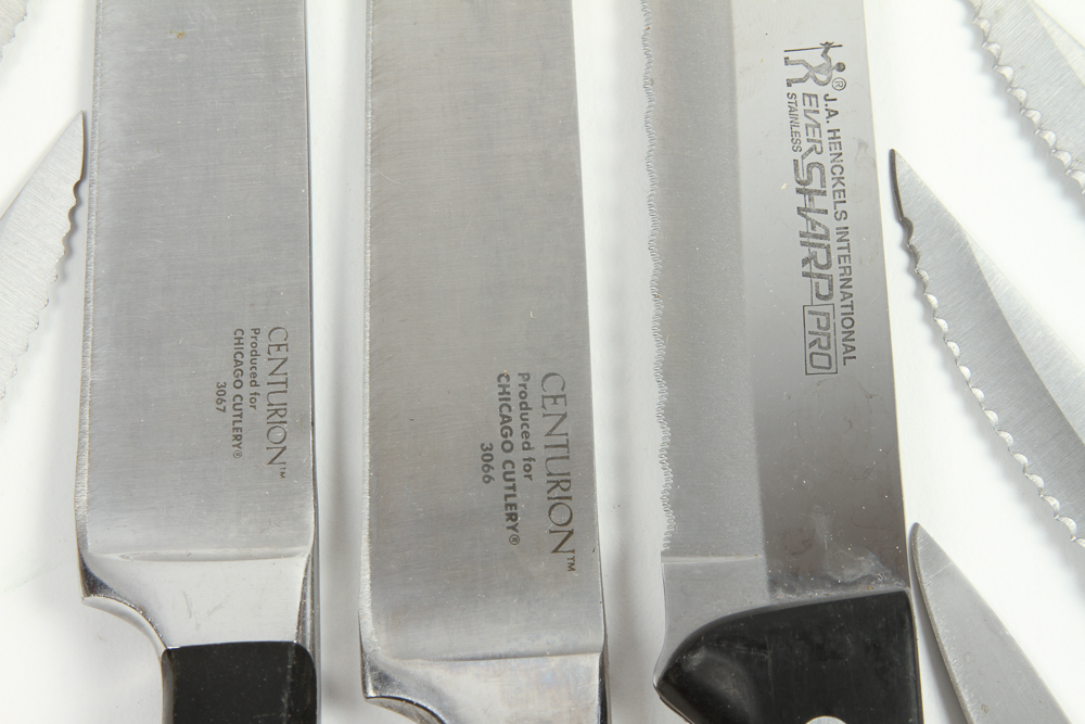 Assortment of Kitchen Knives