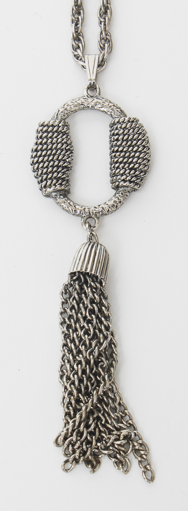 Large Assortment of Silver Tone Costume Jewelry