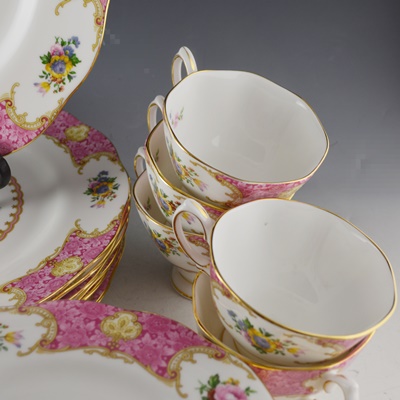 Royal Albert "Lady Carlyle" Bone China Dinnerware Set of Six