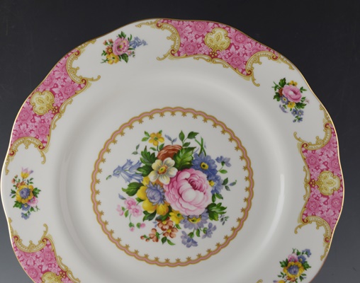 Royal Albert "Lady Carlyle" Bone China Dinnerware Set of Six