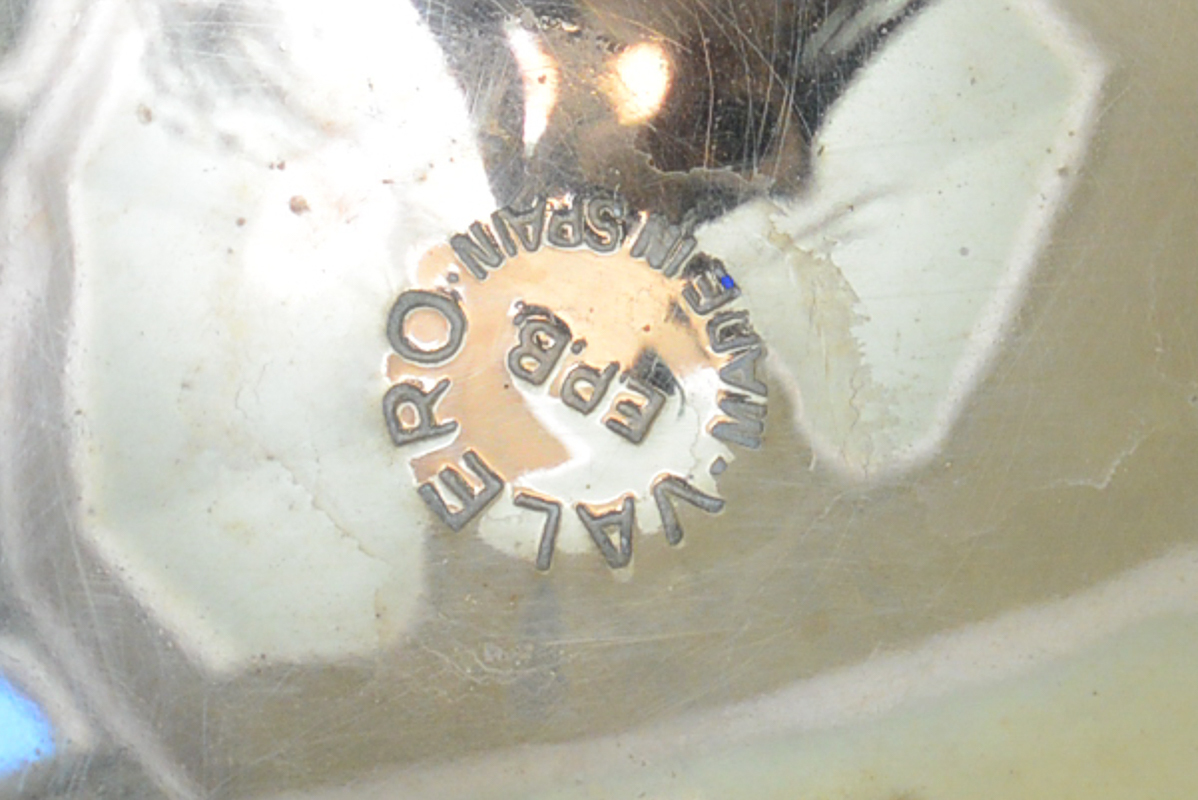 Set of Ten Silverplated Goblets by Valero Spain