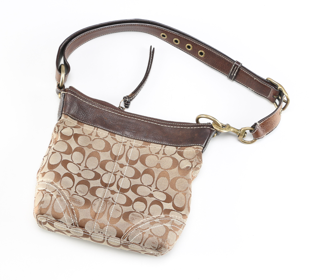 Coach Signature Duffle Crossbody Purse