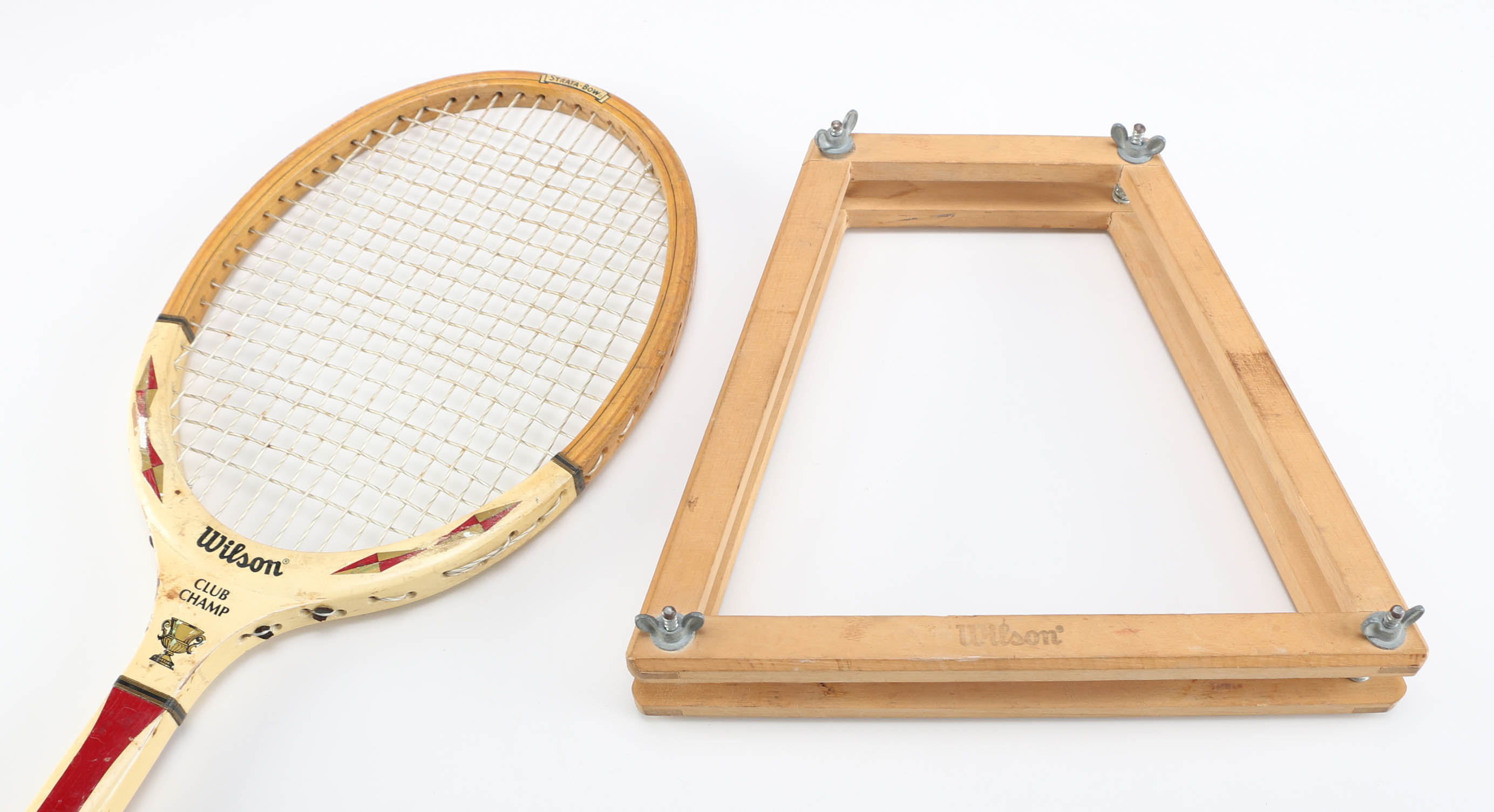 Vintage Wilson "Strata-Bow" Tennis Racket