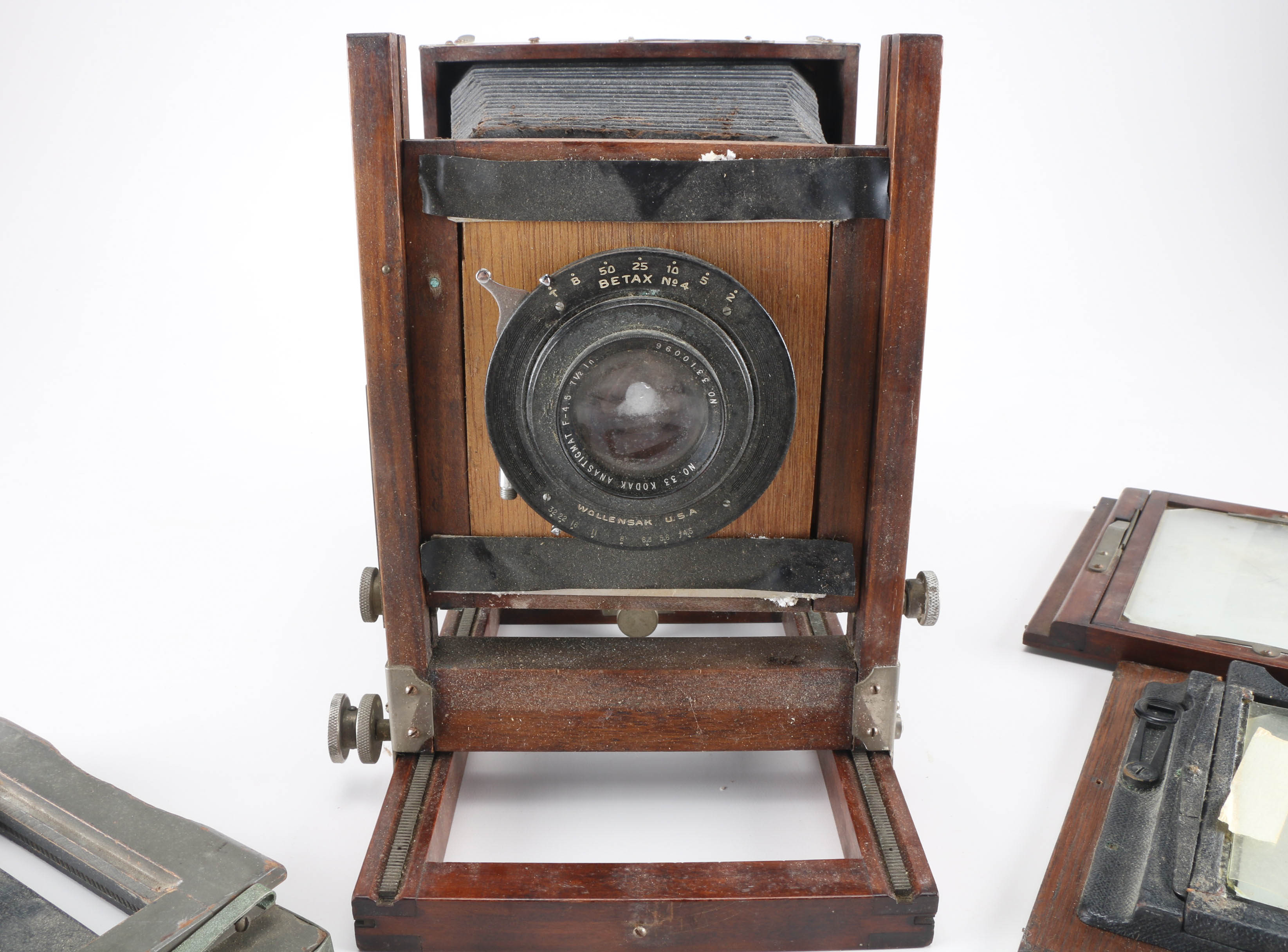 Antique Kodak Anastigmatic Camera with Circa 1980s Wollensak Lens