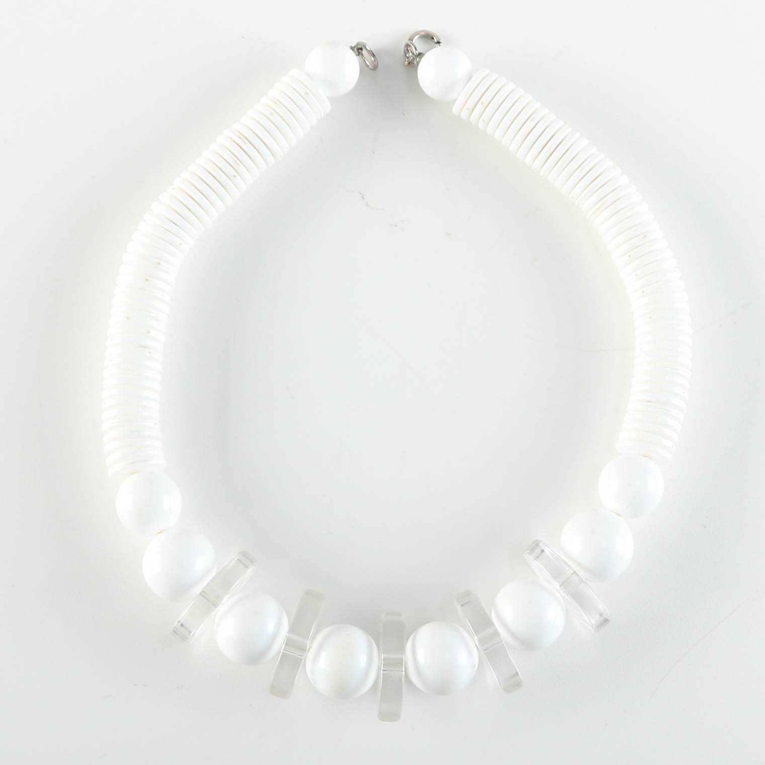 White Plastic Necklace