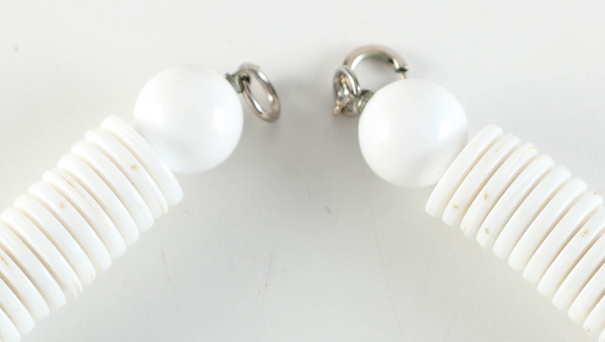 White Plastic Necklace