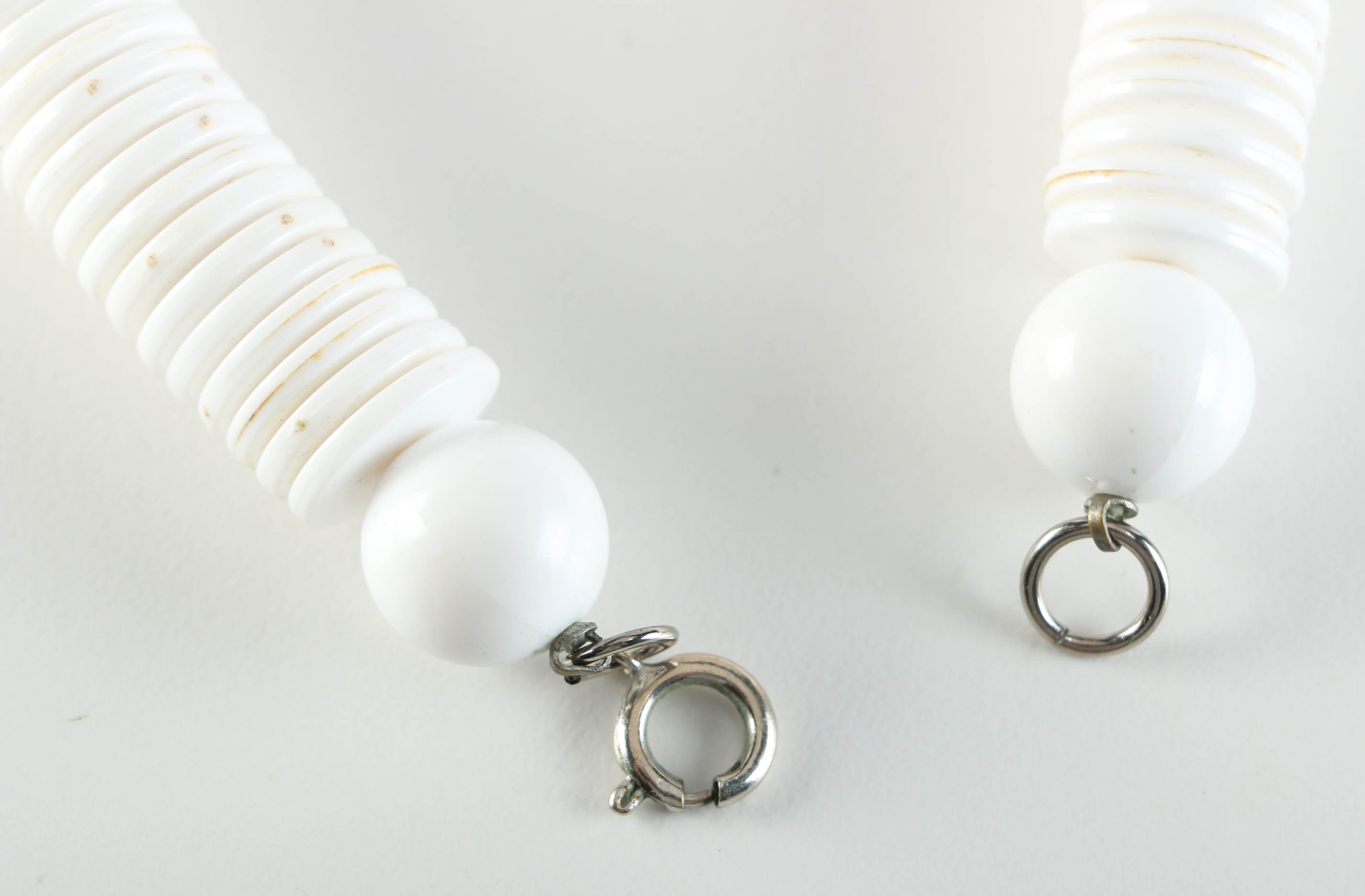 White Plastic Necklace