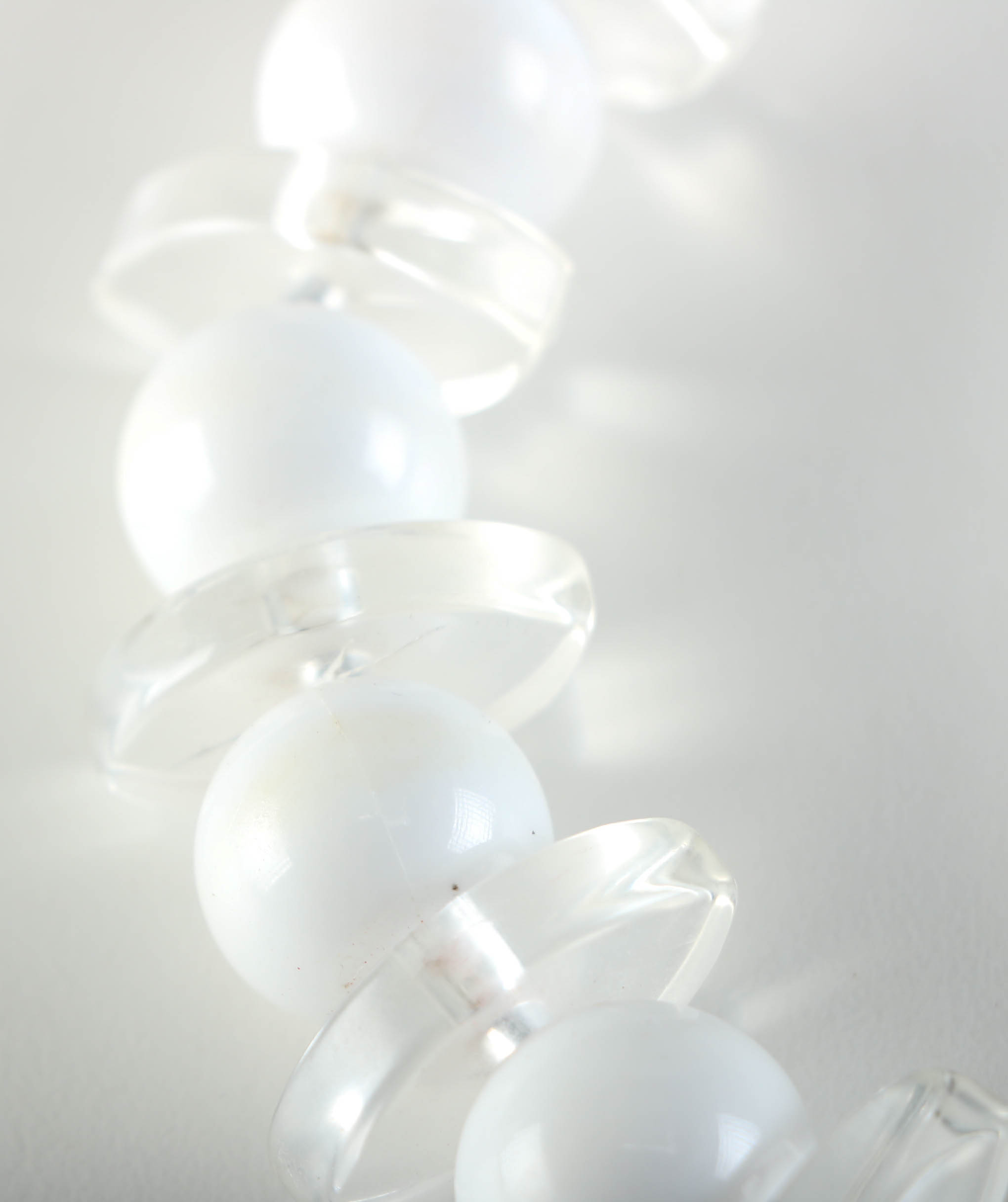 White Plastic Necklace