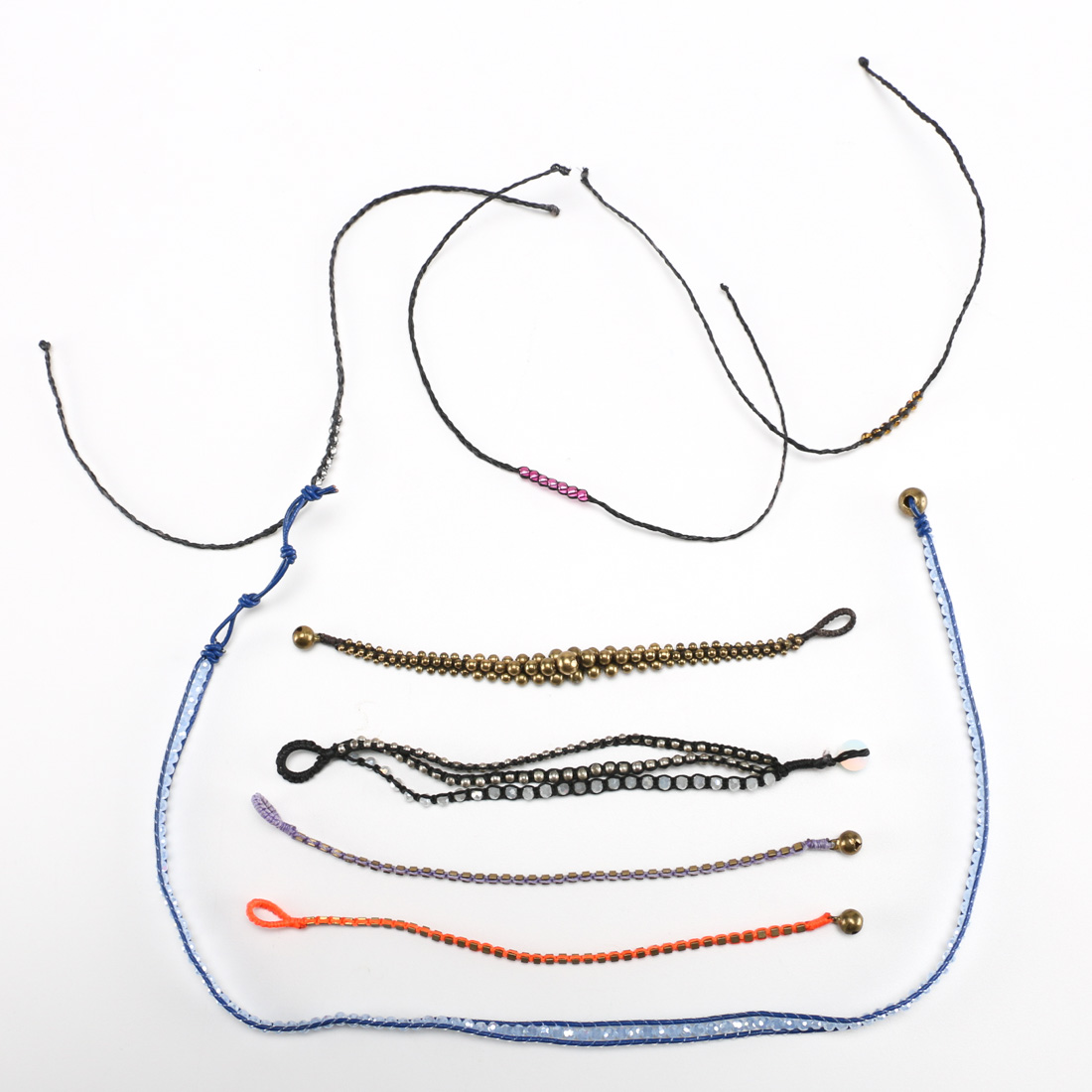 Beaded Cord Bracelets