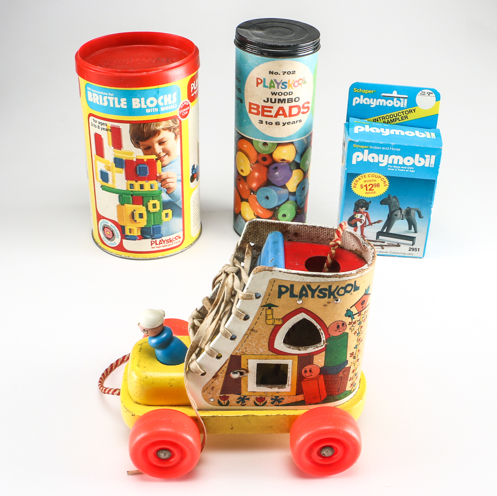 Vintage Playskool and Playmobile Toys