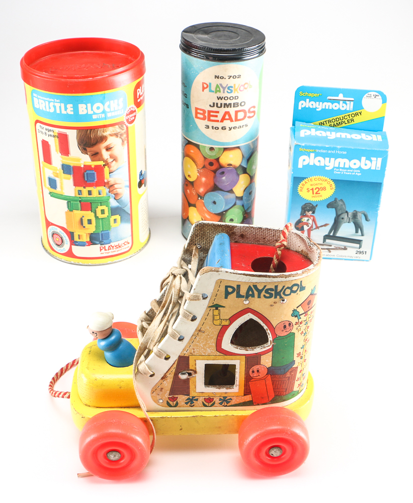 Vintage Playskool and Playmobile Toys