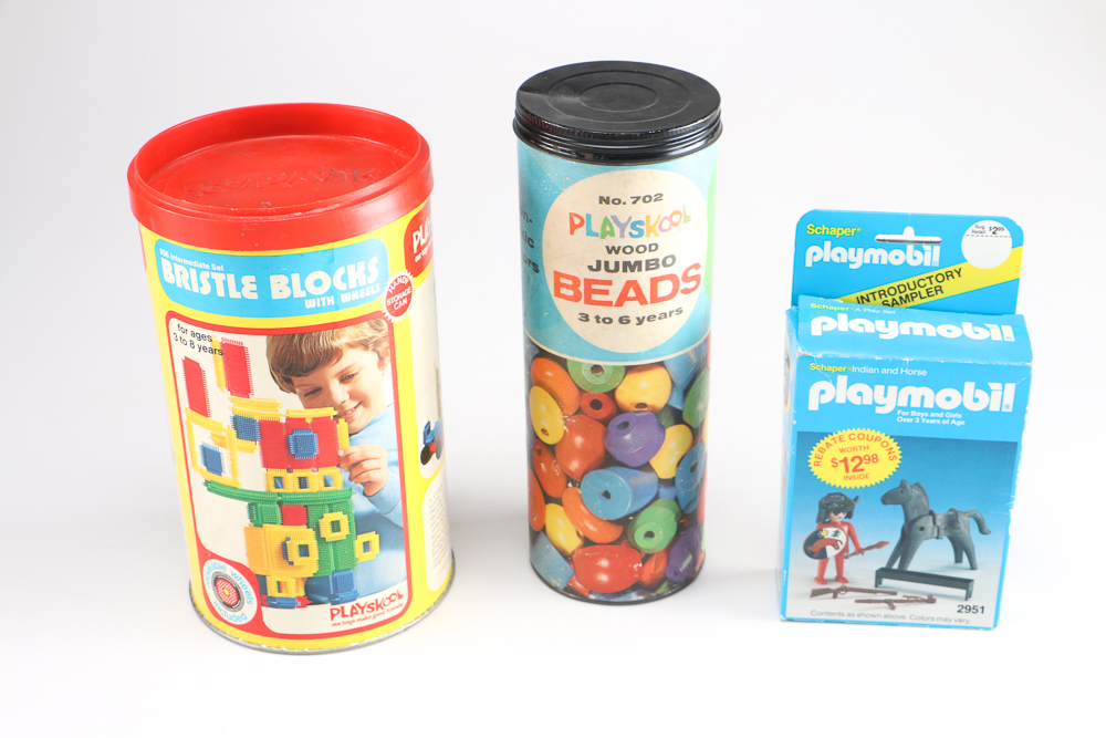 Vintage Playskool and Playmobile Toys